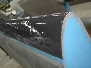 Coated wicket gates and additional cavitation protection to the leading edge